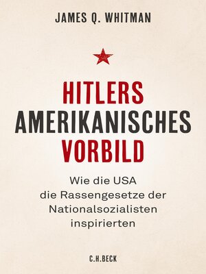 cover image of Hitlers amerikanisches Vorbild